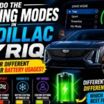 Do the Driving Modes in Cadillac Lyriq Offer Different Ranges or Battery Usages