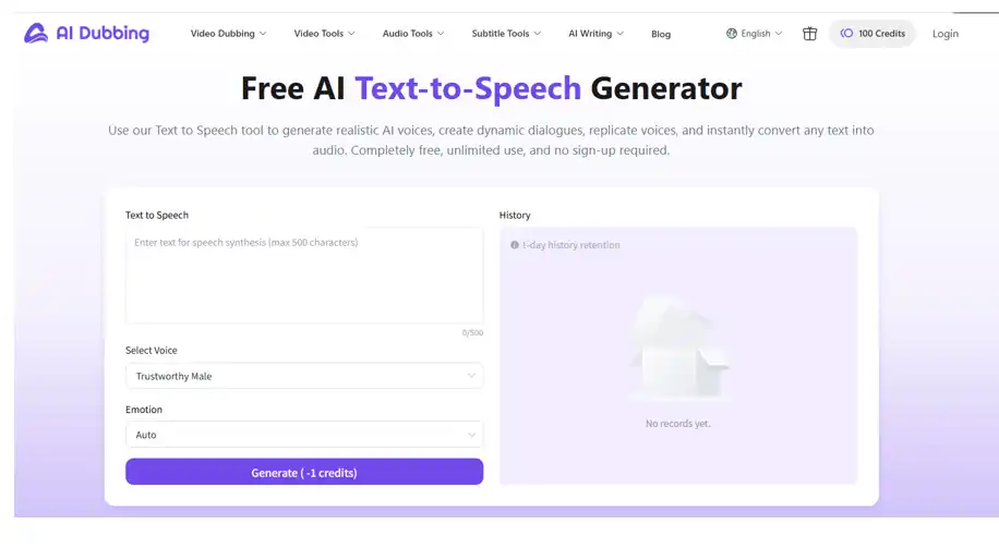 Text to Speech AI