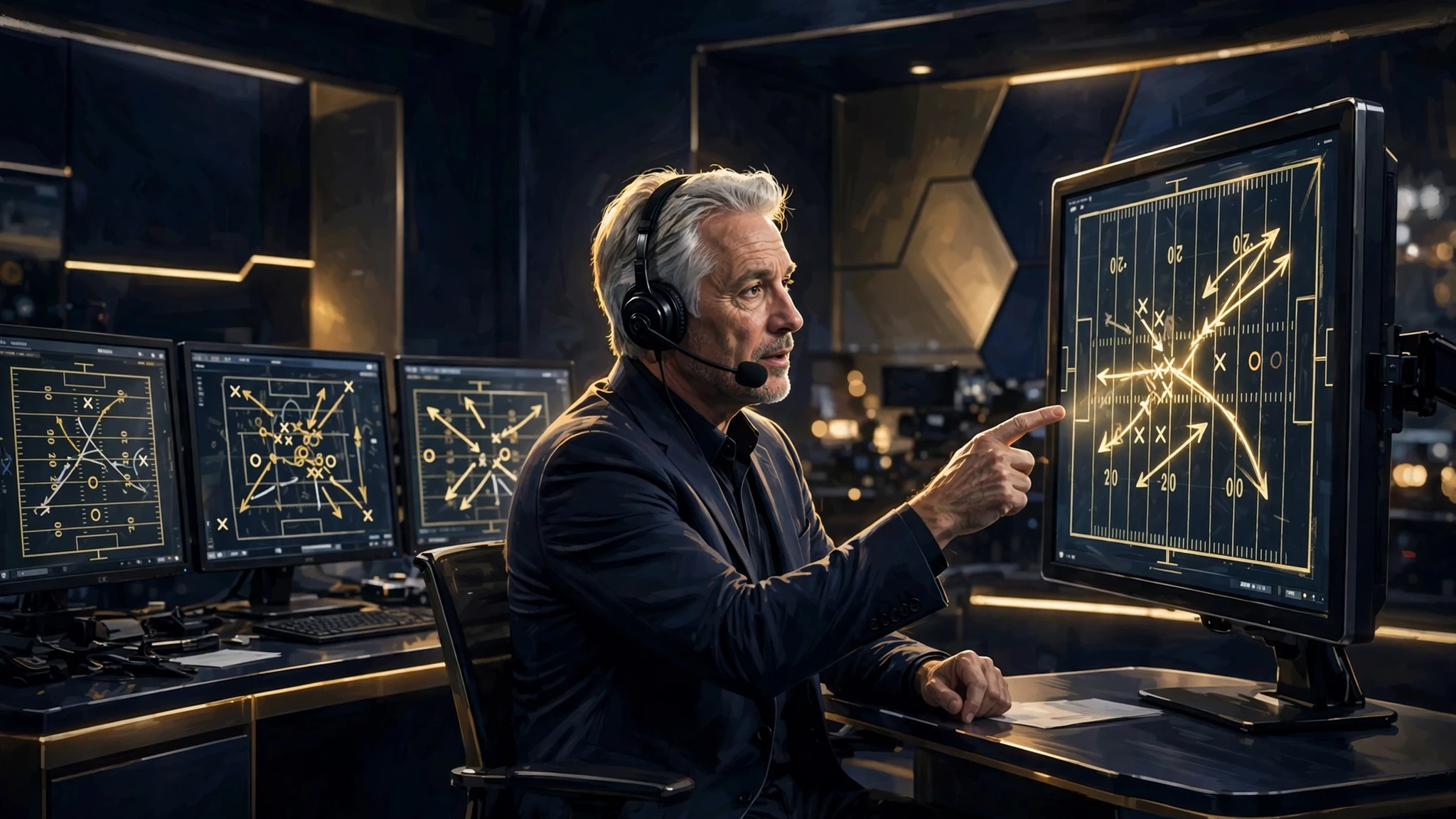 Broadcast studio — the quantified 2024 media year