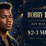 Bobby Brown net worth 2026 — estimated $2 to $3 million fortune infographic