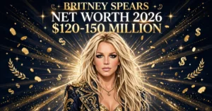 Britney Spears net worth 2026 — estimated $120-150 million after the Primary Wave music catalog sale