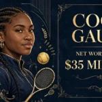 Coco Gauff net worth 2026 — estimated $35 million fortune infographic