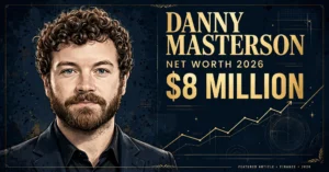Danny Masterson net worth 2026 — estimated $8 to $10 million fortune infographic