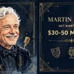 Martin Short net worth 2026 — estimated $30 to $50 million fortune infographic