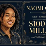 Naomi Osaka net worth 2026 — estimated $100 to $130 million fortune infographic