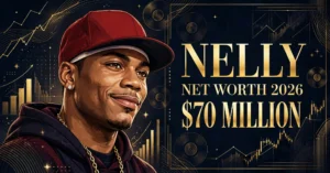 Nelly net worth 2026 — estimated $70 million fortune infographic