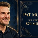 Pat McAfee net worth 2026 — estimated $60 to $80 million fortune infographic