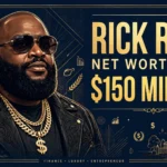 Rick Ross net worth 2026 — estimated $150 million fortune infographic