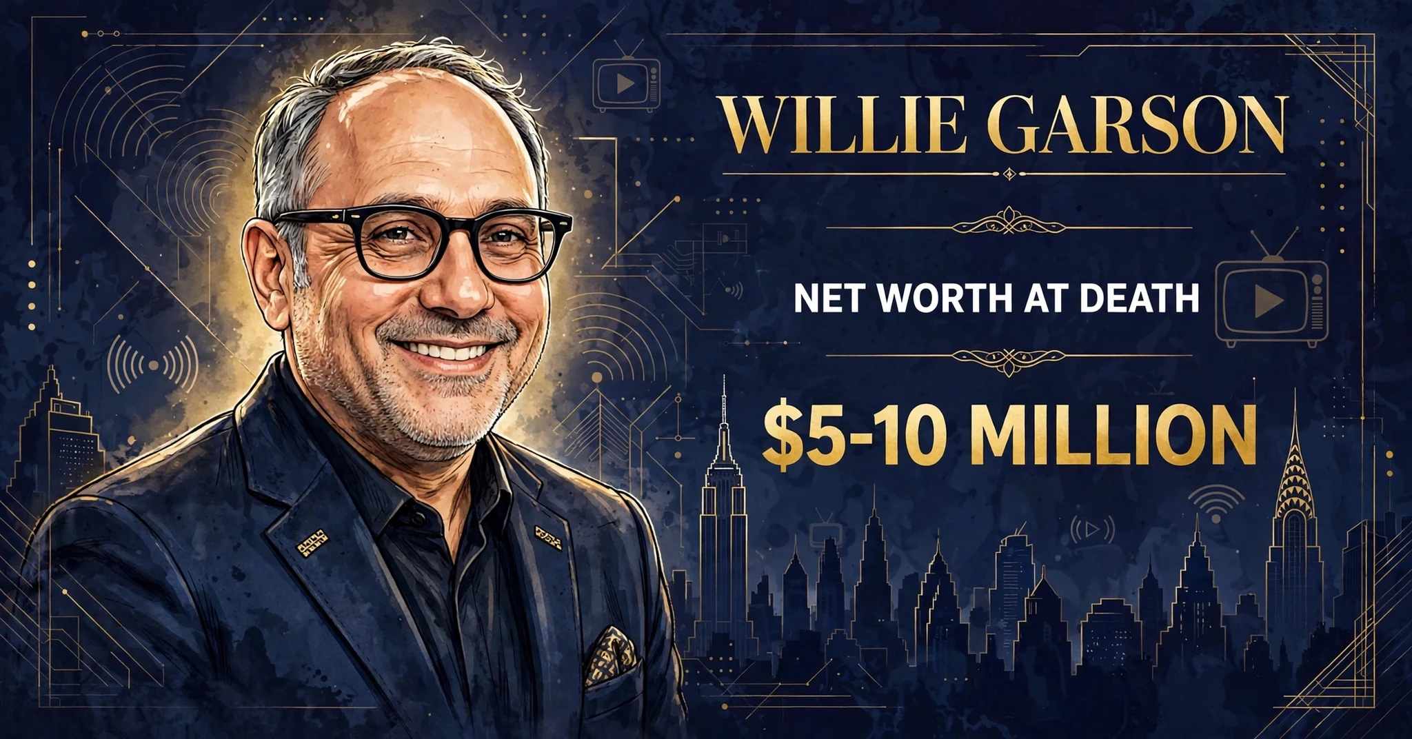 Willie Garson net worth at death — estimated $5 to $10 million fortune infographic