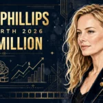 Bijou Phillips net worth 2026 — estimated $6 to $8 million fortune infographic
