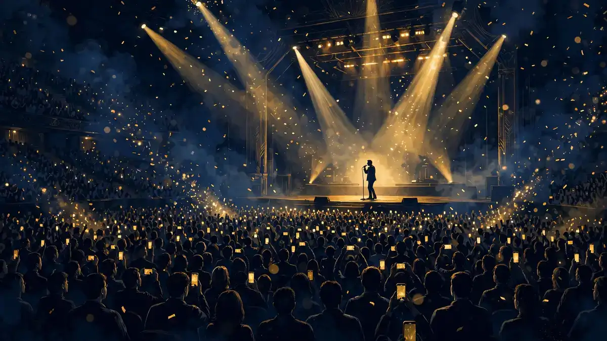 Theo Von Return of the Rat arena tour stage illustration — sold-out crowds at up to $250K a show