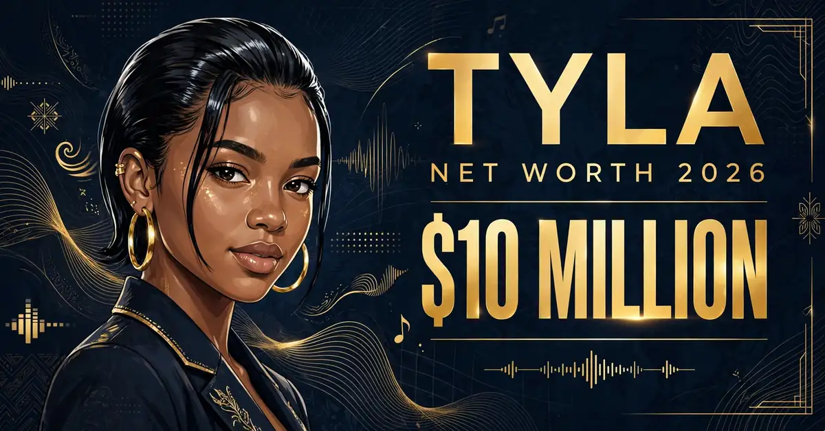 Tyla net worth 2026 — estimated $8 to $15 million fortune infographic