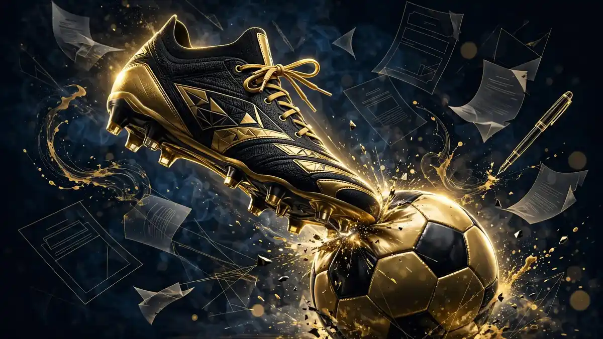 Vinicius Junior Nike endorsement studio shoot wearing signature boots